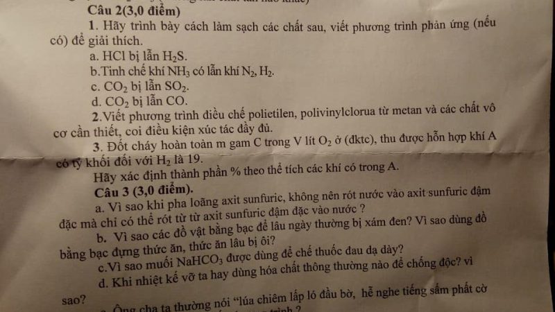 File word Đề thi HSG Hóa 9 Huyện Bảo Yên – Năm học 2022 – 2023