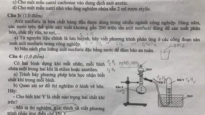 File word Đề thi vào 10 Chuyên Hóa Bình Định – Năm học 2023 – 2024