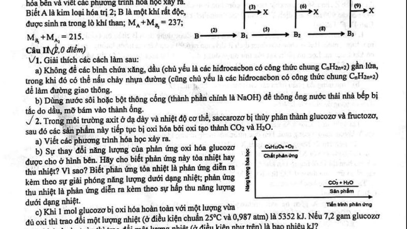 File word Đề thi TS vào 10 Chuyên Hóa – Hà Nội – Năm học 2022 – 2023