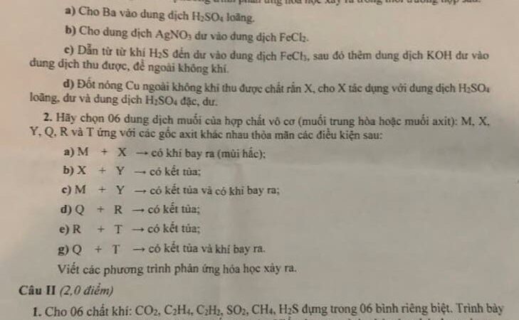 File word Đề thi vào 10 Chuyên Hóa Phú Thọ – Năm học 2023 – 2024