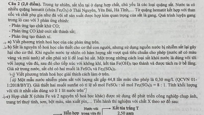 File word Đề thi vào 10 Chuyên Hóa Tuyên Quang – Năm học 2023 – 2024